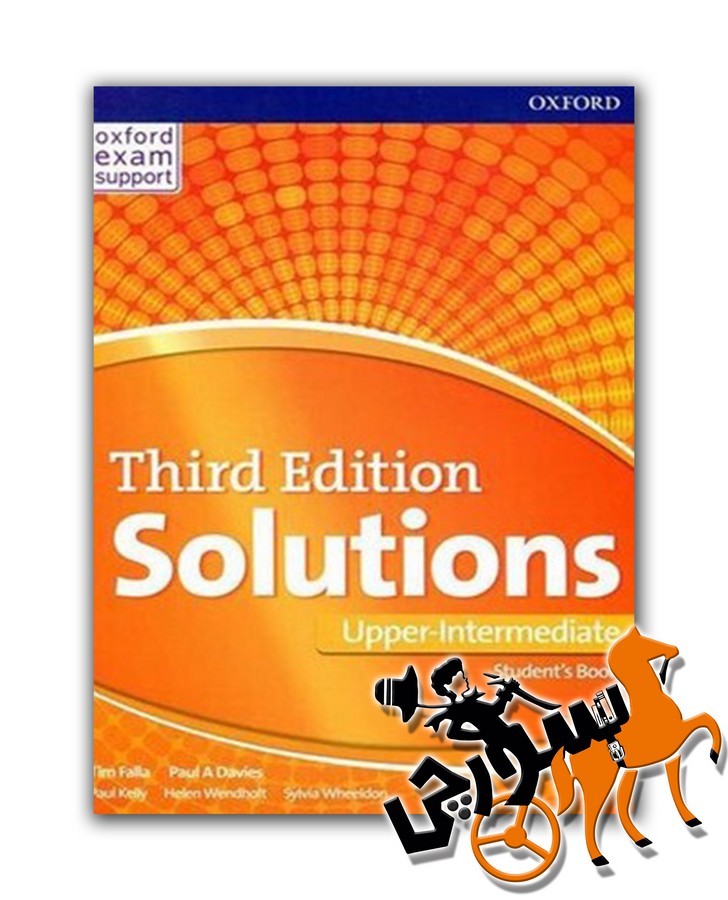 تصویر  Solutions Upper - Intermediate 3rd SB + WB + QR Code