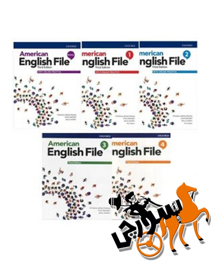 تصویر  پک 5 جلدی American English File 3rd (starter & 1 & 2 & 3 & 4)-(CD-QR) Pack - 