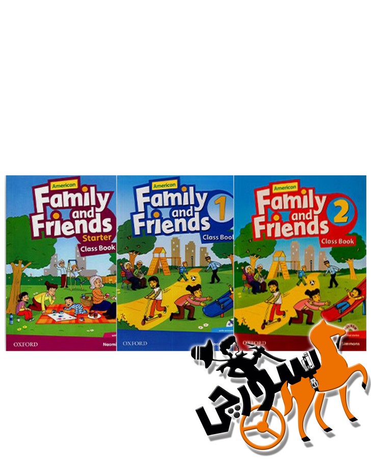 تصویر  پک 3 جلدی  Family And Friends (starter & 1 & 2) Pack + CD