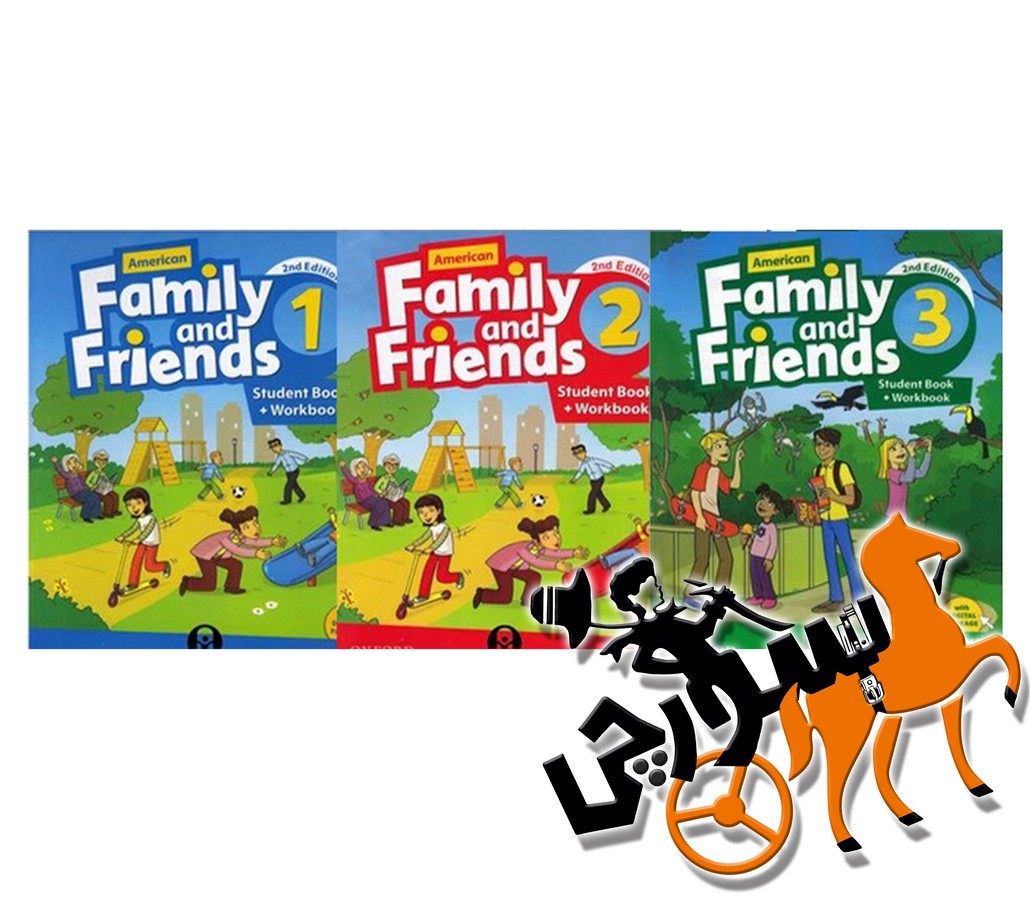 تصویر  پک 3 جلدی Family And Friends (1 & 2 & 3) Pack + CD