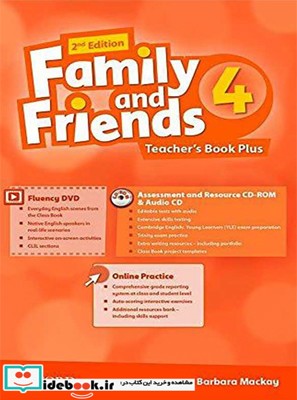 تصویر  Teachers Book Plus Family and Friends 4 2nd + CD