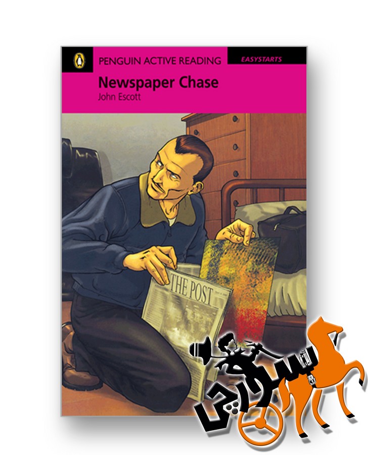 تصویر  Newspaper Chase - Penguin Starter + CD