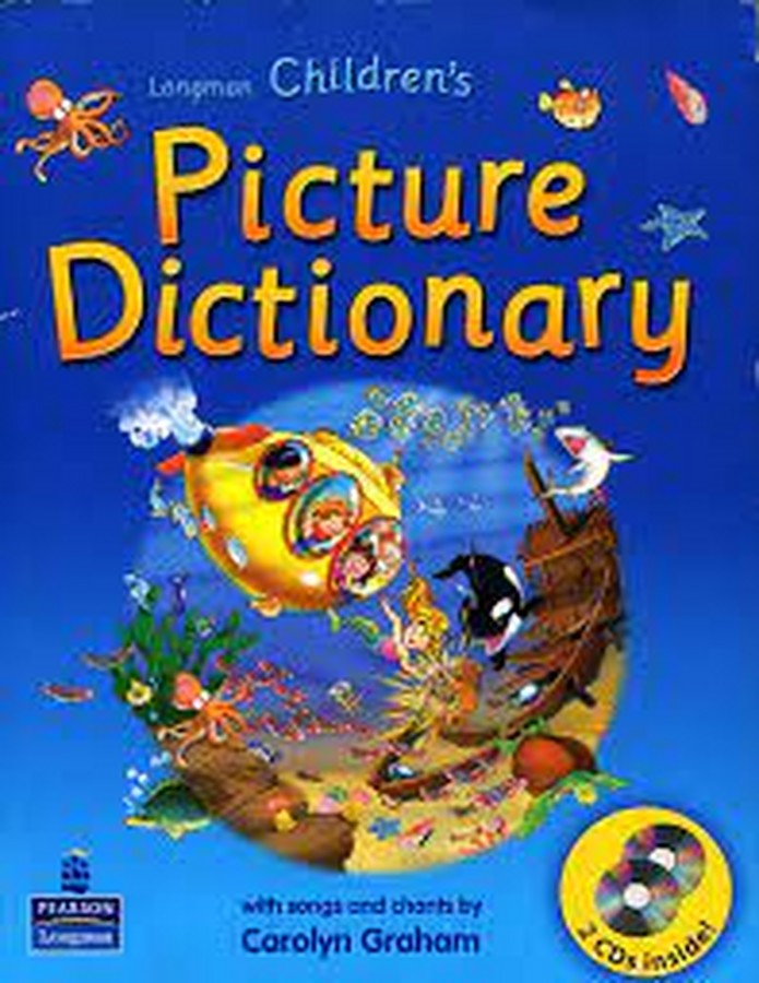 longman Childrens Picture Dictionary + CD / آبی