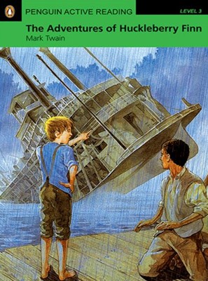 تصویر  The Adventures of Huckleberry Finn - Penguin 3 + CD