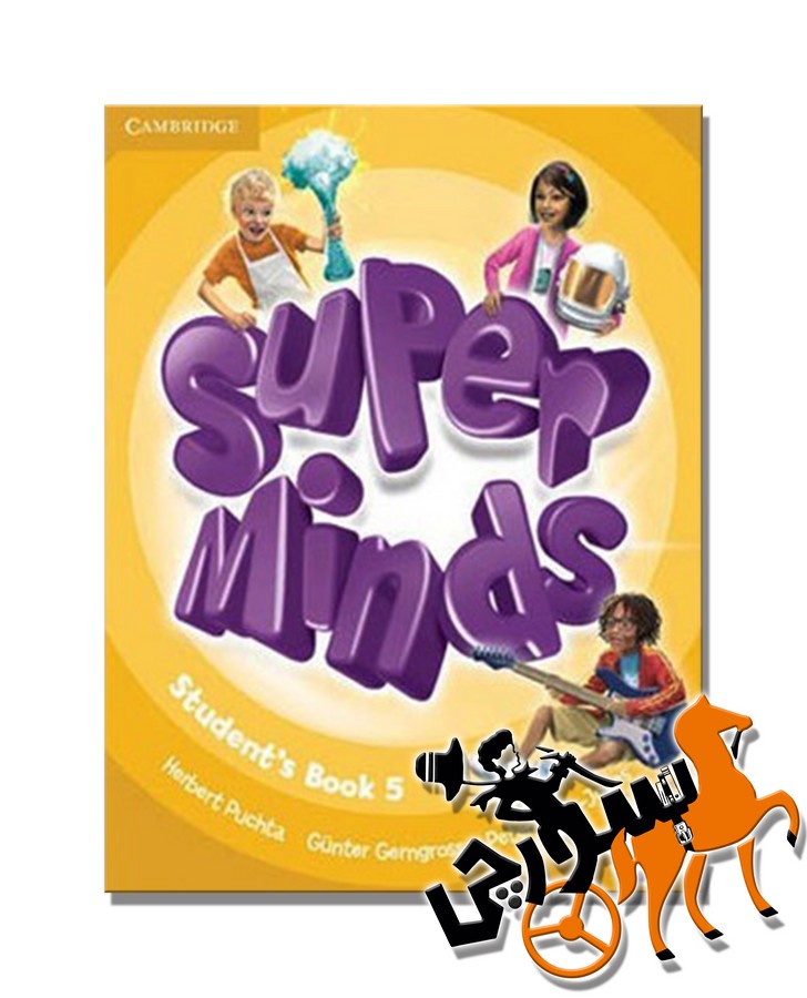 تصویر  British Super Minds 5 SB + WB + CD + DVD