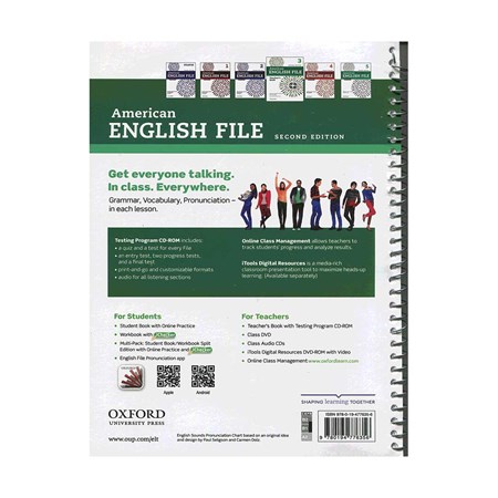تصویر  Teachers Book American English File 3 2nd + CD