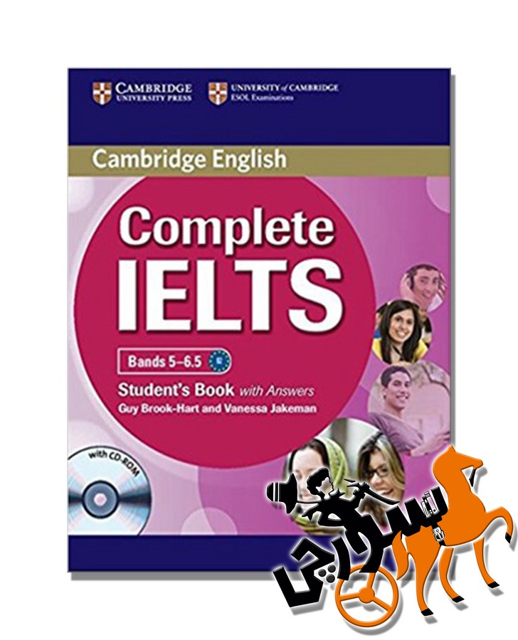 تصویر  Cambridge English Complete IELTS 5 - 6.5 B2 SB + WB + CD