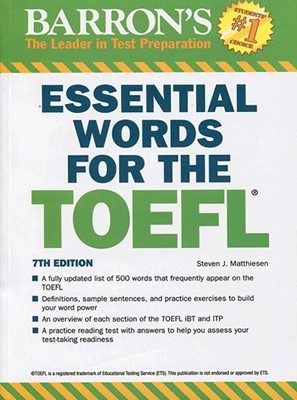 تصویر  Barrons Essential Words for the TOEFL 7th