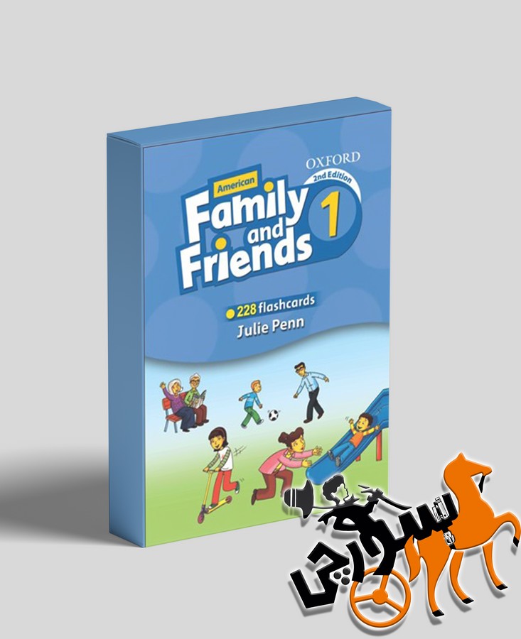 تصویر  Flashcards American Family and Friends 1 2nd