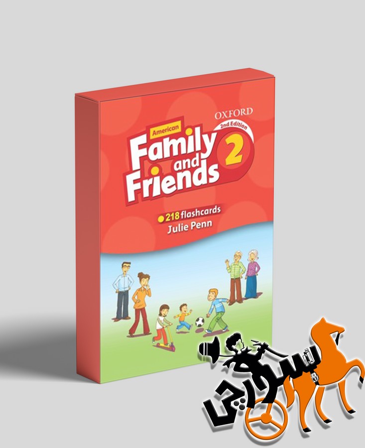 تصویر  Flashcards American Family and Friends 2 2nd