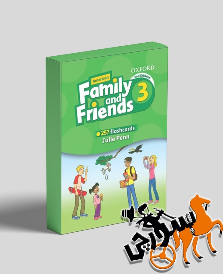 تصویر  Flashcards American Family and Friends 3 2nd