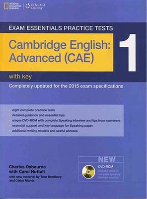 تصویر  Exam Essentials Practice Tests Cambridge English Advanced CAE 1 + CD
