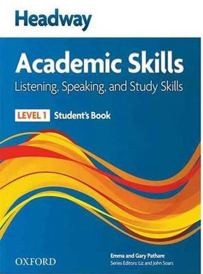 تصویر  Headway Academic Skills Level 1 Listening - Speaking and Study Skills + CD