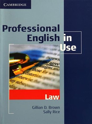 تصویر  Professional English in Use Law