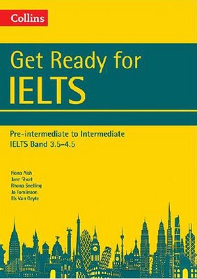 تصویر  Collins Get Ready for IELTS Pre - Intermediate to Intermediate SB + WB + CD