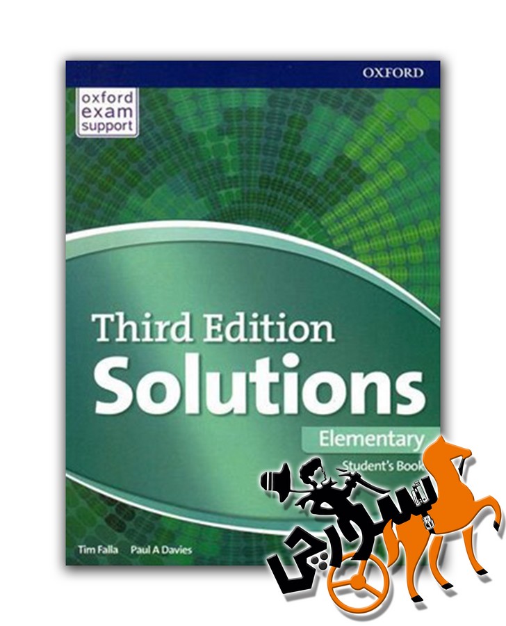 تصویر  Solutions Elementary 3rd SB + WB + DVD