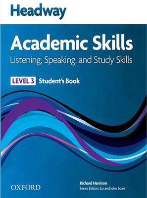 تصویر  Headway Academic Skills Level 3 Listening - Speaking and Study Skills + CD