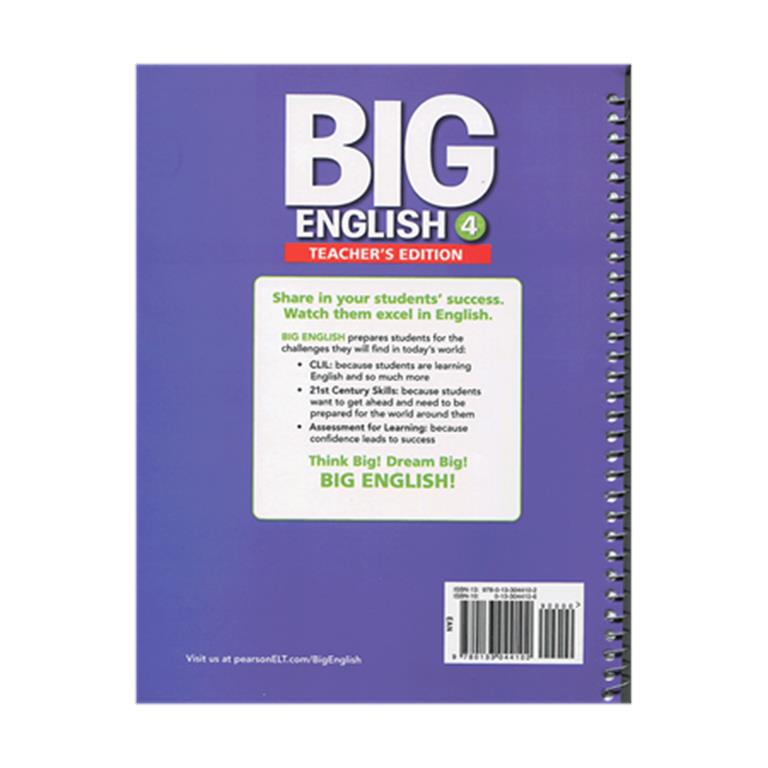 تصویر  Teachers Book Big English 4 + CD