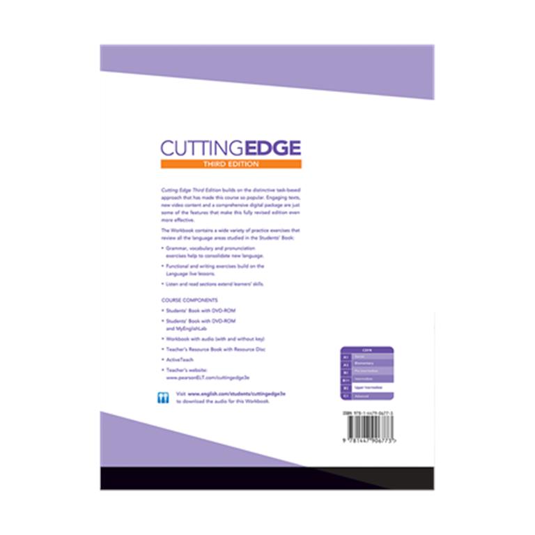 تصویر  British Cutting Edge Upper - Intermediate 3rd SB + WB + CD + DVD