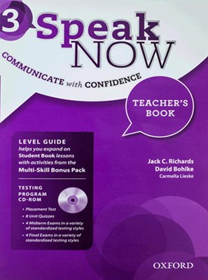 تصویر  Teachers Book Speak Now 3 + CD