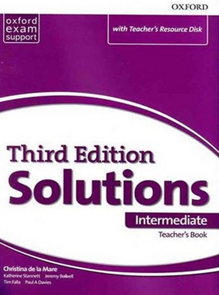 تصویر  Teachers Book Solutions Intermediate 3rd + CD
