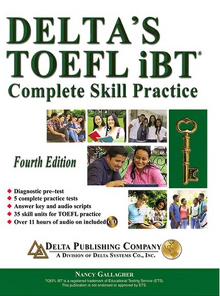 تصویر  Deltas Key to the TOEFL iBT 4th + CD