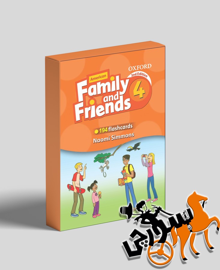 تصویر  Flashcards American Family and Friends 4 2nd