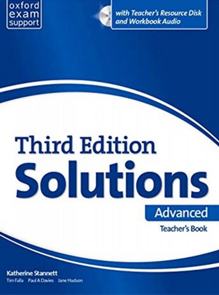 تصویر  Teachers Book Solutions Advanced 3rd + CD