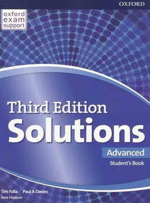 تصویر  Solutions Advanced 3rd SB + WB + DVD