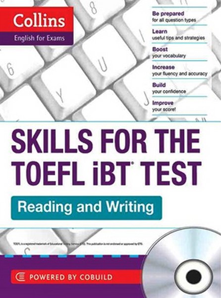 تصویر  Collins Skills for The TOEFL iBT Test Reading and Writing + CD