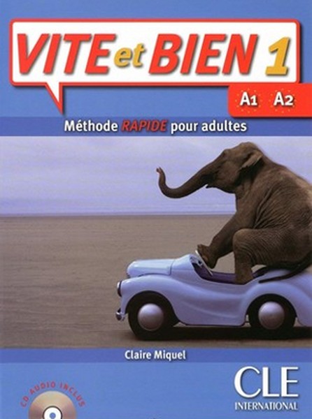 تصویر  Vite et Bien 1 (A1-A2) Niveau (2nd) + CD