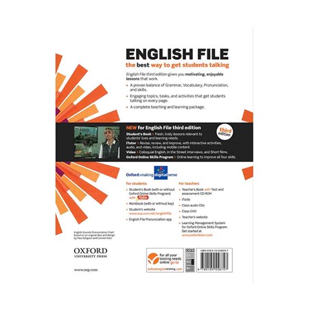تصویر  British English File Upper - Intermediate 3rd SB + WB + DVD