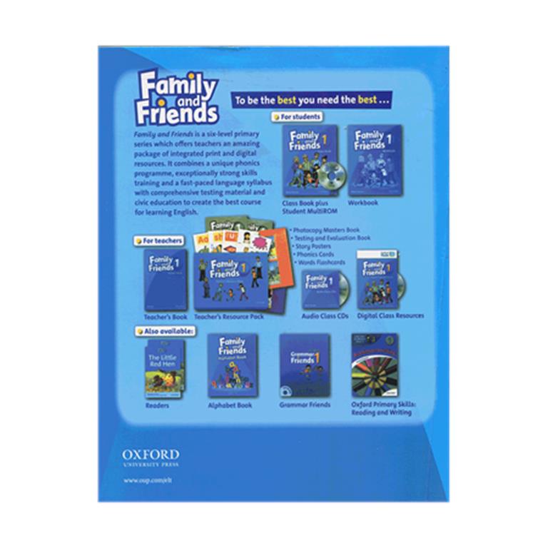 تصویر  Family and Friends 1 Testing and Evaluation Book