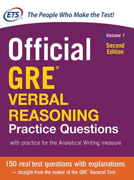 Official GRE Verbal Reasoning Practice Questions 2nd Volume 1