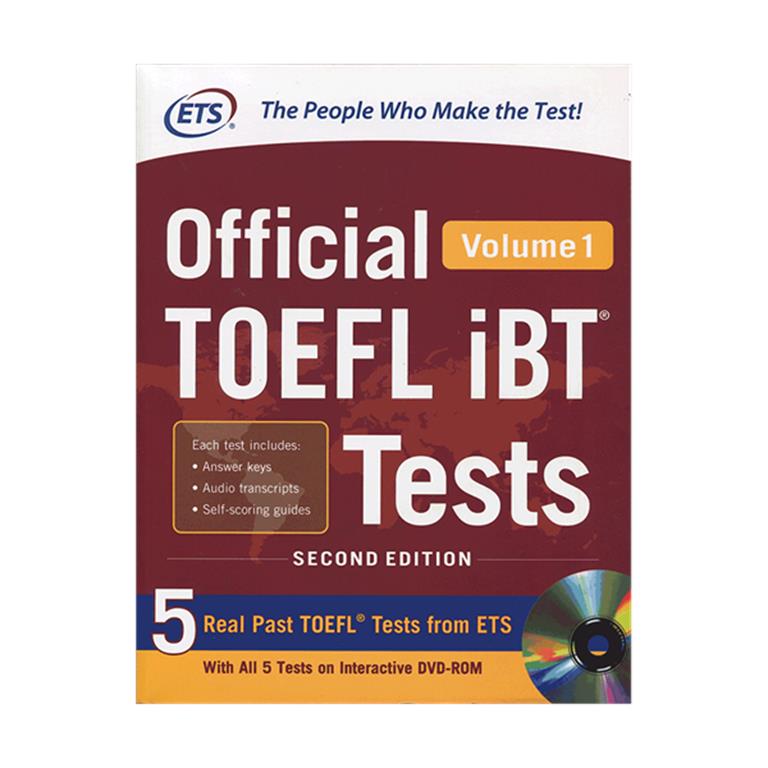 تصویر  ETS Official TOEFL iBT Tests 2nd Volume 1 + DVD