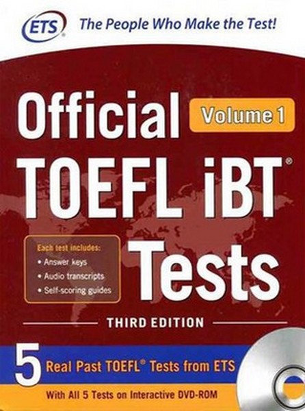 ETS Official TOEFL iBT Tests 3rd Volume 1 + DVD