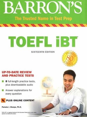تصویر  Barrons TOEFL iBT 16th + DVD