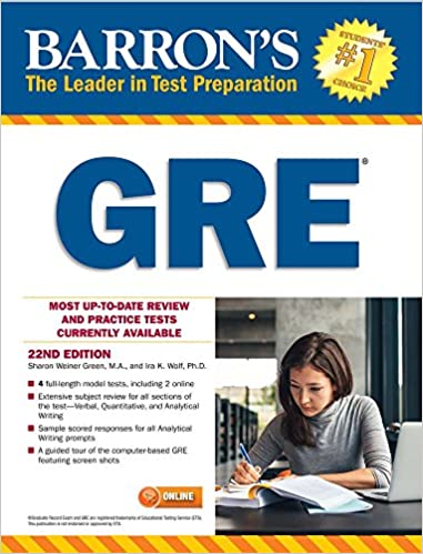 Barrons GRE 22nd Edition + CD