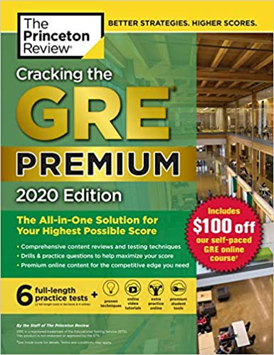 تصویر  Cracking The GRE Premium 2020 + DVD