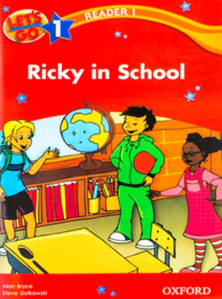 تصویر  Lets Go 1 Readers 1 - Ricky in School