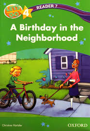 تصویر  Lets Go 4 Readers 7 - A Birthday in the Neighborhood