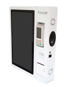 کیوسک فروش و استند سفارش گیر دیواری 24 اینچ مدل همراه با پرینترK510